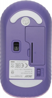 Мышь Acer OMR205 фиолетовый оптическая 1200dpi беспров. USB для ноутбука 3but (ZL.MCEEE.02K) от магазина РЭССИ