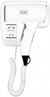 Фен Puff 1201B 1200Вт белый от магазина РЭССИ