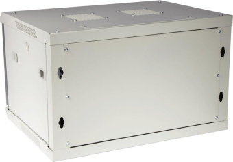 Шкаф коммутационный Lanmaster TWT-CBWPG-18U-6X6-GY 18U 600x600мм пер.дв.стекл задн.дв.спл.стал.лист 60кг серый от магазина РЭССИ