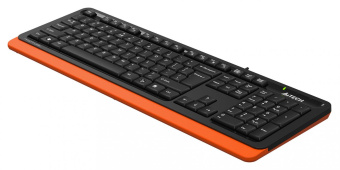 Клавиатура A4Tech Fstyler FKS10 черный/оранжевый USB от магазина РЭССИ