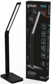 Светильник Gauss GT5012 настольный на подставке черный 10Вт от магазина РЭССИ