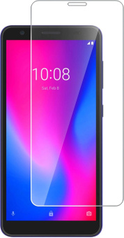 Защитное стекло для экрана BoraSCO Hybrid Glass прозрачный для ZTE Blade A3 (2020) 2.5D антиблик. 1шт. (50120) от магазина РЭССИ