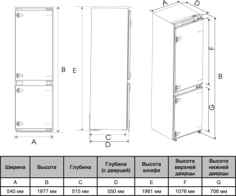 Холодильник Hyundai HBR 1941 2-хкамерн. белый инвертер от магазина РЭССИ