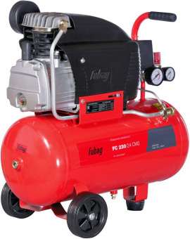 Компрессор поршневой Fubag FС 230/24 CM2 масляный 230л/мин 24л 1500Вт красный/черный от магазина РЭССИ