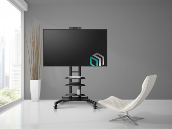 Кронштейн-подставка универсальное Onkron APT-1881 черный макс.5кг напольный фиксированный от магазина РЭССИ