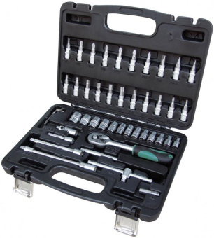 Набор инструментов Bort BTK-46 46 предметов (жесткий кейс) от магазина РЭССИ