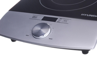 Плита Индукционная Hyundai HYC-0102 серебристый/черный стеклокерамика (настольная) от магазина РЭССИ