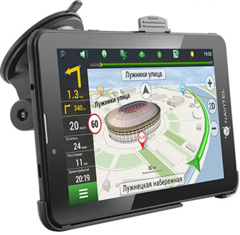 Навигатор Автомобильный GPS Navitel T707 3G 7" 1024x600 16384 microSD Bluetooth черный Navitel от магазина РЭССИ