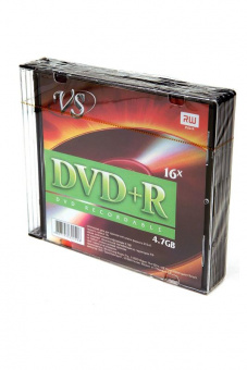 Записываемый компакт-диск VS DVD+R 4.7 GB 16x SL/5 от магазина РЭССИ