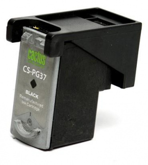 Картридж струйный Cactus CS-PG37 CS-PG37 PG-37 черный (9мл) для Canon Pixma iP1800/iP1900/iP2500/iP2600/MP140/MP190/MP210/MP220/MP470/MX300/MX310 от магазина РЭССИ