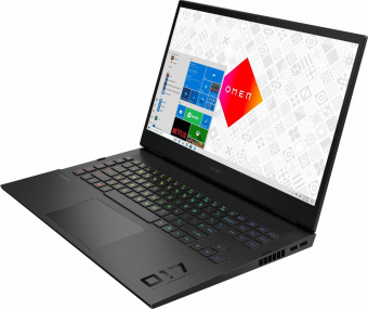 Ноутбук HP Omen 17-ck0045ur Core i7 11800H 16Gb SSD1Tb NVIDIA GeForce RTX3080 16Gb 17.3" IPS QHD (2560x1440) Windows 11 Home black WiFi BT Cam (4E1C7EA) от магазина РЭССИ