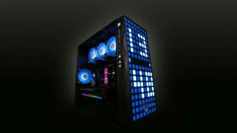 Корпус Inwin CF06CX (309 Gaming) черный без БП ATX 3x120mm 2xUSB3.0 audio от магазина РЭССИ