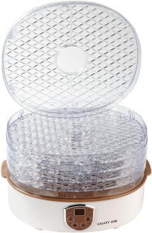 Сушка для фруктов и овощей Galaxy Line GL 2637 5под. 350Вт белый от магазина РЭССИ