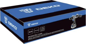 Дрель-шуруповерт Deko DKCID20 PRO аккум. патрон:быстрозажимной (085-1068) от магазина РЭССИ