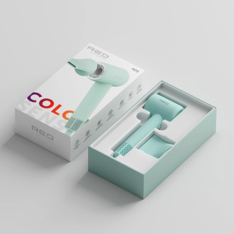 Фен Red Solution F572 1400Вт зеленый/мятный от магазина РЭССИ