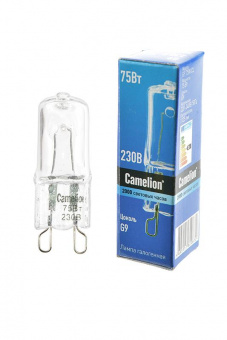 Лампа Camelion G9 230V 75W прозрачная от магазина РЭССИ
