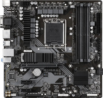 Материнская плата Gigabyte B760M DS3H DDR4 Soc-1700 Intel B760 4xDDR4 mATX AC`97 8ch(7.1) 2.5Gg RAID+HDMI+DP от магазина РЭССИ