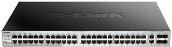 Коммутатор D-Link DGS-3130-54TS/B DGS-3130-54TS/B1A (L3) 48x1Гбит/с 2x10Гбит/с 4SFP+ управляемый от магазина РЭССИ