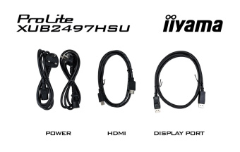 Монитор Iiyama 23.8" ProLite XUB2497HSU-W2 белый IPS LED 16:9 HDMI M/M матовая HAS Piv 300cd 178гр/178гр 1920x1080 100Hz DP FHD USB 4.9кг от магазина РЭССИ