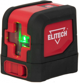 Нивелир лазерн. Elitech ЛН 3К-ЗЕЛ 2кл.лаз. 510нм цв.луч. зеленый 2луч. (186281) от магазина РЭССИ