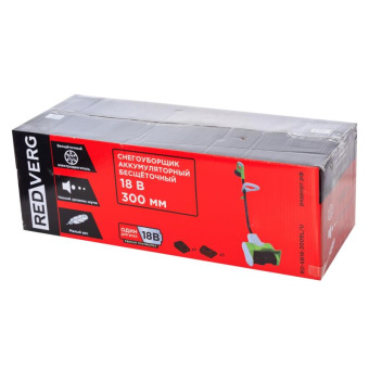 Аккумуляторный бесщеточный снегоуборщик REDVERG RD-SB18-300BL/U 6684325 от магазина РЭССИ