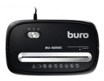 Шредер Buro Home BU-S050C (секр.P-3) фрагменты 5лист. 13лтр. пл.карты от магазина РЭССИ