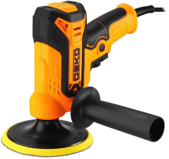 Шлифмашина полировальная Deko PDK-1100 d=125мм желтый/черный от магазина РЭССИ