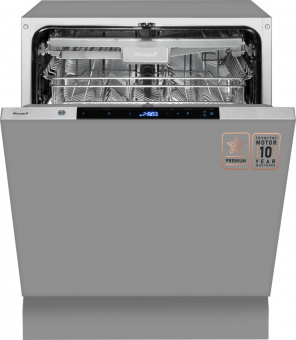 Посудомоечная машина встраив. Weissgauff BDW 6150 Touch DC Inverter полноразмерная серебристый от магазина РЭССИ