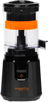 Соковыжималка цитрусовая Scarlett EasyClean SC-JE50C10 200Вт рез.сок.:250мл. черный/оранжевый от магазина РЭССИ