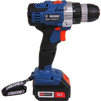 Дрель-шуруповерт Фиолент ДША1-10-РЭ5-14В аккум. патрон:быстрозажимной (кейс в комплекте) (ИДФР298114005-01) от магазина РЭССИ