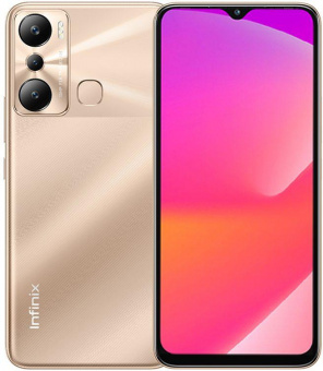 Смартфон Infinix X665E Hot 20i 64Gb 4Gb золотой моноблок 3G 4G 2Sim 6.6" 720x1612 Android 12 13Mpix 802.11 a/b/g/n/ac GPS GSM900/1800 GSM1900 TouchSc FM A-GPS microSD max512Gb от магазина РЭССИ