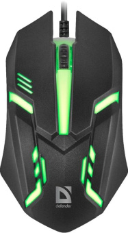 Мышь Defender Cyber MB-560L черный оптическая 1600dpi USB для ноутбука 2but (52560) от магазина РЭССИ