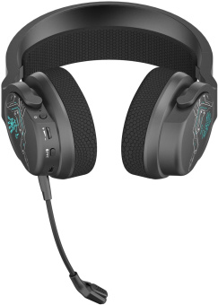 Наушники с микрофоном A4Tech Bloody GR370 черный мониторные BT/Radio/3.5mm оголовье (GR370) от магазина РЭССИ