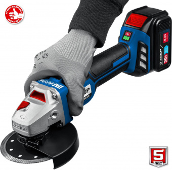 Углошлифовальная машина Зубр AB-125-42 10000об/мин рез.шпин.:M14 d=125мм от магазина РЭССИ