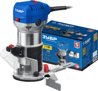 Фрезер Зубр ФПК-750 750Вт 33000об/мин макс.ход:20мм от магазина РЭССИ