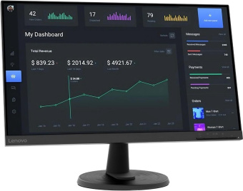 Монитор Lenovo 23.8" ThinkVision C24-40 черный VA 4ms 16:9 HDMI матовая 250cd 178гр/178гр 1920x1080 75Hz FreeSync VGA FHD 3.3кг от магазина РЭССИ