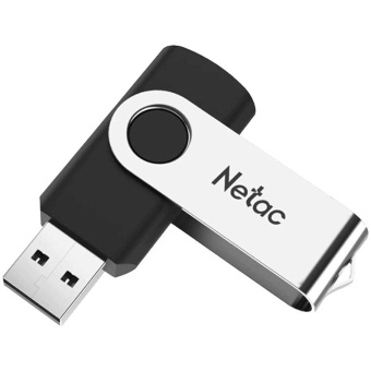 Флеш Диск Netac 128GB U505 NT03U505N-128G-30BK USB3.0 черный/серебристый от магазина РЭССИ