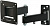 Кронштейн для телевизора Kromax OPTIMA-104 черный 10"-28" макс.25кг настенный поворотно-выдвижной и наклонный от магазина РЭССИ