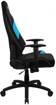 Кресло игровое Aerocool Admiral черный/голубой сиденье черный эко.кожа с подголов. крестов. нейлон от магазина РЭССИ