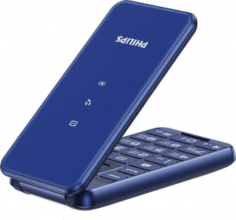 Мобильный телефон Philips E2601 Xenium синий раскладной 2Sim 2.4" 240x320 Nucleus 0.3Mpix GSM900/1800 FM microSD max32Gb от магазина РЭССИ