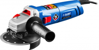 Углошлифовальная машина Зубр УШМ-П125-850 850Вт 11000об/мин рез.шпин.:M14 d=125мм от магазина РЭССИ