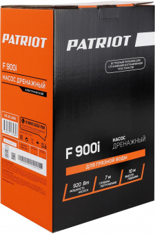 Насос центробежный Patriot F 900i 920Вт 14000л/час (315302468) от магазина РЭССИ