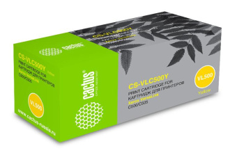 Картридж лазерный Cactus CS-VLC500Y 106R03879 желтый (2400стр.) для Xerox VersaLink C500/C505 от магазина РЭССИ