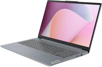 Ноутбук Lenovo IdeaPad Slim 3 15AMN8 Ryzen 5 7520U 16Gb SSD512Gb AMD Radeon 610M 15.6" IPS FHD (1920x1080) без ОС grey WiFi BT Cam (82XQ00N7PS) от магазина РЭССИ
