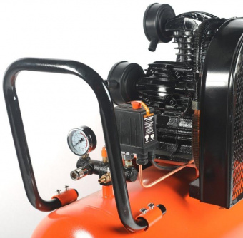 Компрессор поршневой Patriot PTR 100-670 масляный 670л/мин 100л 3000Вт оранжевый от магазина РЭССИ