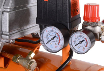 Компрессор поршневой Вихрь КМП-24/230АМ масляный 230л/мин 24л 1600Вт оранжевый от магазина РЭССИ