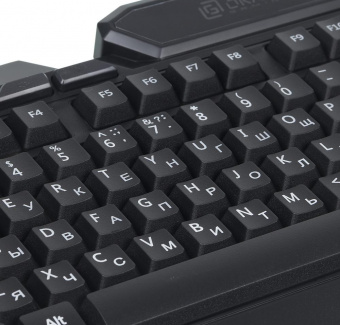 Клавиатура Оклик 700G Dynasty черный USB Multimedia for gamer LED от магазина РЭССИ