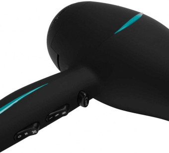 Фен Polaris PHD 2033Ti 2000Вт черный/бирюзовый от магазина РЭССИ