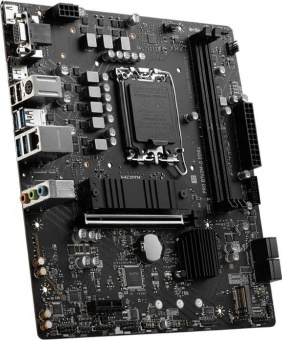 Материнская плата MSI PRO B760M-G DDR4 Soc-1700 Intel B760 2xDDR4 mATX AC`97 8ch(7.1) 2.5Gg+VGA+HDMI+DP от магазина РЭССИ