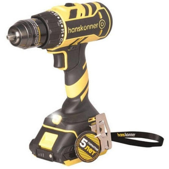 Аккумуляторный шуруповерт Hanskonner HCD1865 от магазина РЭССИ